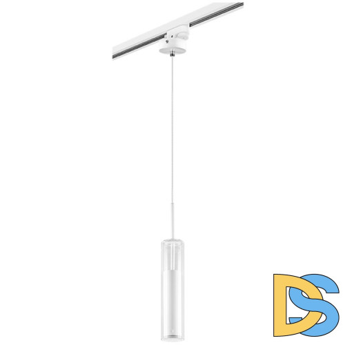 Трековый светильник Lightstar Track 1 white L1T756016 (756016+592006)