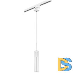 Трековый светильник Lightstar Track 1 white L1T756016 (756016+592006)