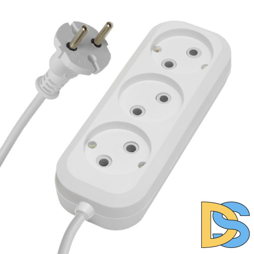 Удлинитель 3-местный Stekker HM01-30-02 2м 2x075 39209