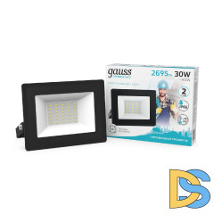 Прожектор светодиодный Gauss Elementary 30W 4000К 613100230