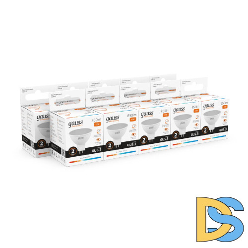 Лампа светодиодная Gauss GU5.3 11W 3000K матовая 13511