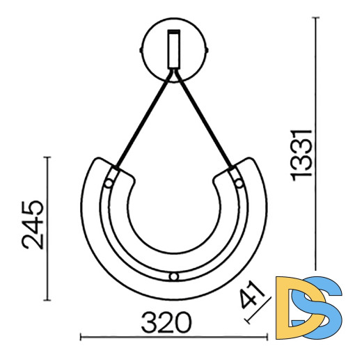 Настенный светильник Maytoni Maya P091WL-L18G3K1