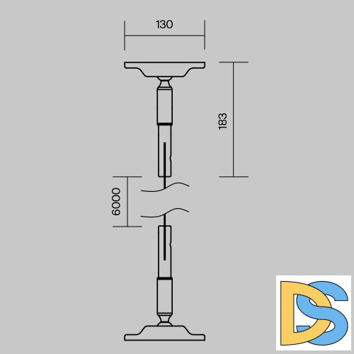 Тросовая система освещения Maytoni Led strip LM-B-6M
