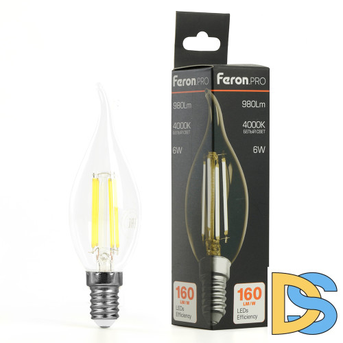 Лампа светодиодная Feron LB-1216 E14 6W 4000K 51263