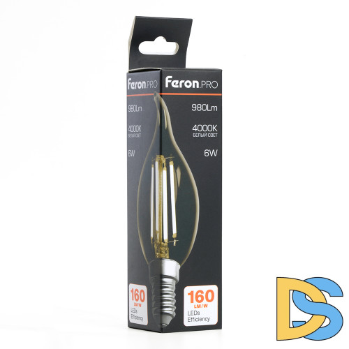 Лампа светодиодная Feron LB-1216 E14 6W 4000K 51263