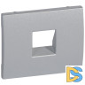 Лицевая панель Legrand Galea Life розетки RJ11 алюминий 771395