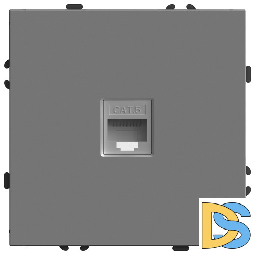 Розетка компьютерная 1-местная RJ-45 Stekker RST00-5117-10 Эмили 49951