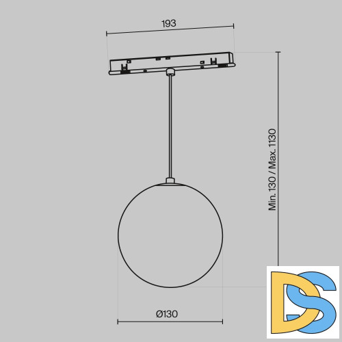 Трековый магнитный светильник Maytoni Luna TR039-4-5WTW-DD-W