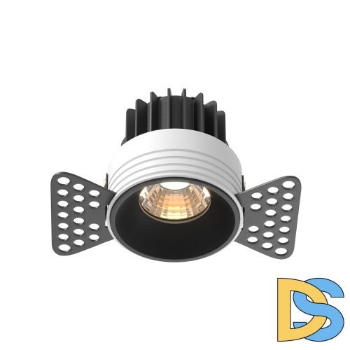 Встраиваемый светильник Maytoni Technical Downlight Round DL058-7W3K-TRS-B