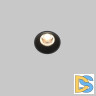 Встраиваемый светильник Maytoni Technical Downlight Round DL058-7W3K-TRS-B