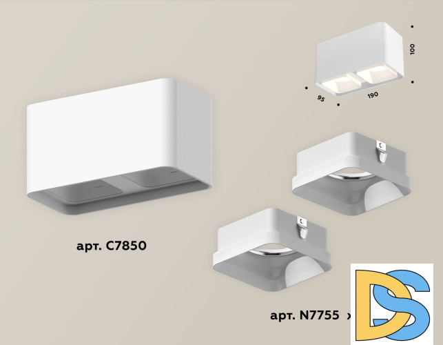Потолочный светильник Ambrella Light Techno Spot XS7850021 (C7850, N7755)