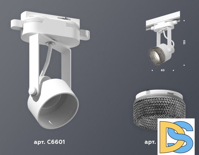 Трековый однофазный светильник Ambrella Light Track System XT6601061 (C6601, N6151)