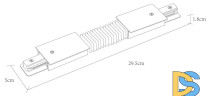 Коннектор гибкий Arte Lamp Track Accessories A150133