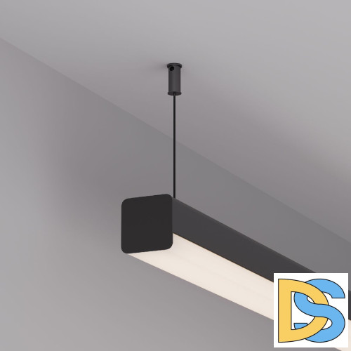 Заглушка Arlight LINE-D-3030 SQUARE BLACK 053515