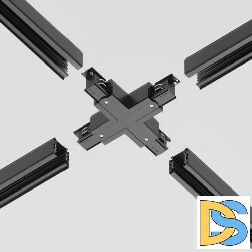 Коннектор X-образный Maytoni Technical Accessorises TRA005CX-31B