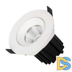Встраиваемый светильник Arlight MS-ATOLL-BUILT-TURN-R94-10W Warm3000 (WH, 60 deg, 230V) 044603