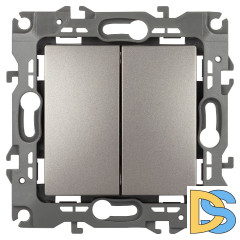 Переключатель перекрестный двухклавишный Эра 12-1112-16 Б0065693