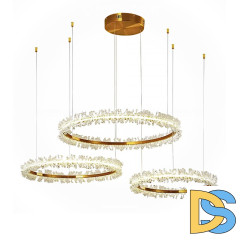Подвесная люстра Delight Collection OMK8832-80+60+40 gold (D3339)