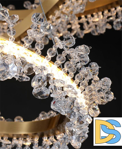 Подвесная люстра Delight Collection OMK8832-80+60+40 gold (D3339)