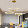 Подвесная люстра Delight Collection OMK8832-80+60+40 gold (D3339)