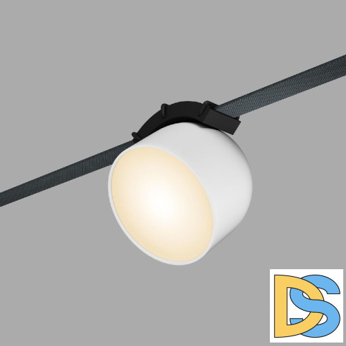 Трековый однофазный светильник Denkirs Belty Spot DK5543-WH+BK