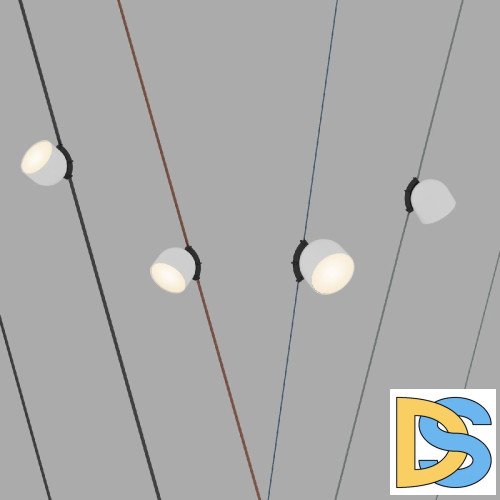 Трековый однофазный светильник Denkirs Belty Spot DK5543-WH+BK