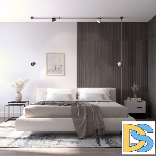 Трековый однофазный светильник Denkirs Belty Spot DK5543-WH+BK