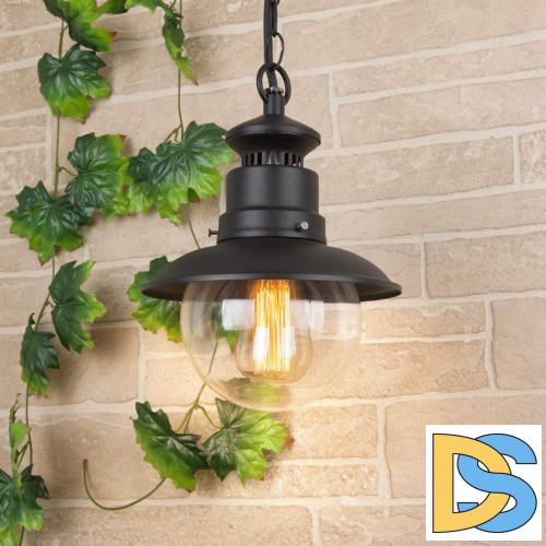 Уличный подвесной cветильник Elektrostandard Talli H GL 3002H черный 4690389106590