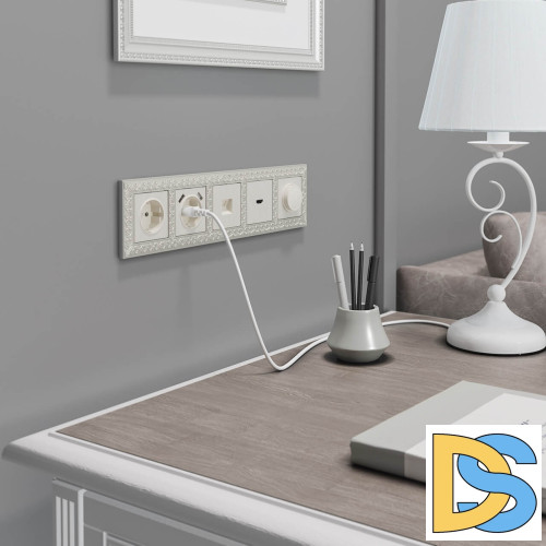 Диммер Werkel перламутровый рифленый W1142013 4690389160981