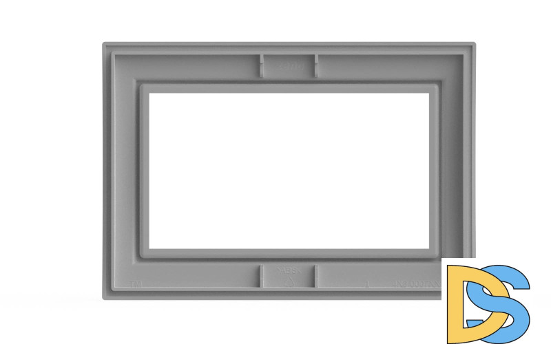 Рамка для двухместной розетки без заземления ELBI Zena 608-015600-908