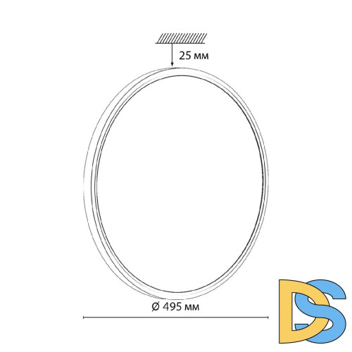 Потолочный светильник Sonex Alfa black 7660/40L