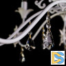 Подвесная люстра Arte Lamp Angelina A5349LM-8WH