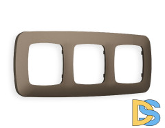 Рамка трехместная Ambrella Volt Ecta OF140633