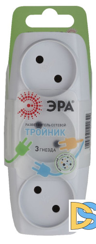 Разветвитель электрический Эра SP-3-W C0045527