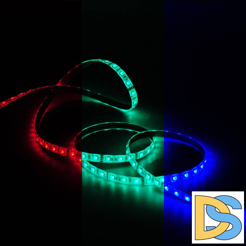Светодиодная влагозащищенная лента Gauss 7,2W/m 30LED/m 5050SMD RGB 5M 311000407