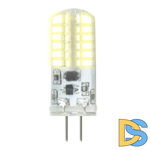 Лампа светодиодная Uniel G4 3W 3000K прозрачная LED-JC-12/3W/3000K/G4/CL SIZ05TR UL-00010366