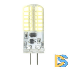 Лампа светодиодная Uniel G4 3W 3000K прозрачная LED-JC-12/3W/3000K/G4/CL SIZ05TR UL-00010366
