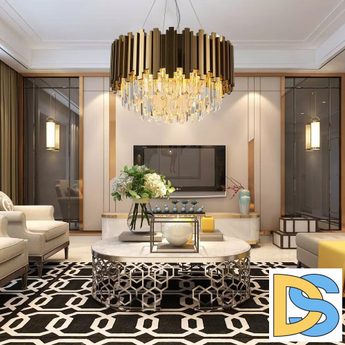 Подвесная люстра Delight Collection Barclay A006-600 L6 gold