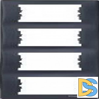 Рамка 4-ая (четверная) вертикальная, Графит, серия Sedna, Schneider Electric