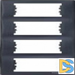 Рамка 4-ая (четверная) вертикальная, Графит, серия Sedna, Schneider Electric