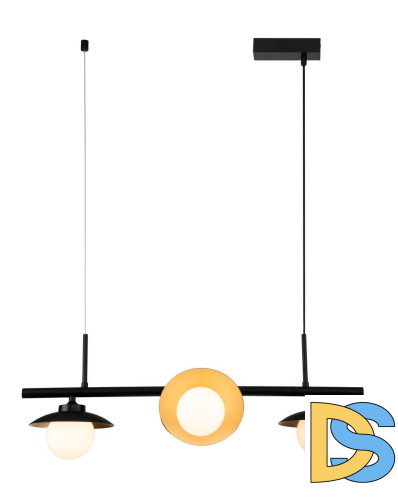 Подвесная люстра Indigo Corazza 10015/4P Black V000281