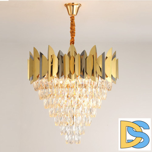 Подвесная люстра Delight Collection Jadorel 7216 L5+3 gold/black