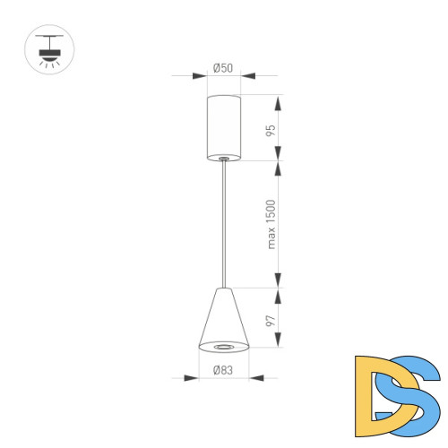 Подвесной светильник Arlight Elementa 032772