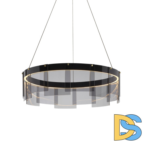 Подвесная люстра Delight Collection Stratos D8825P/S black/smoky