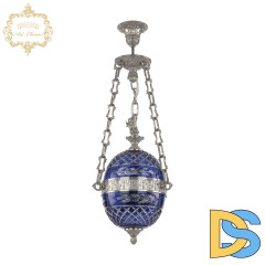 Подвесной светильник Art Classic 34.1000P.20.Ni.Clear-Blue.H-1J.FA3S
