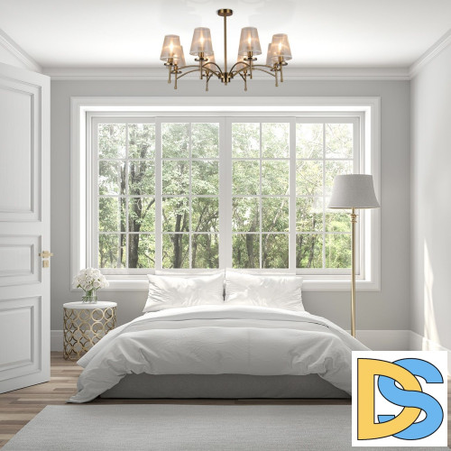 Люстра на штанге Escada Faith 694/8PL Gold