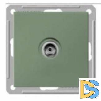 Розетка телевизионная оконечная ТV, Шампань, серия Wessen 59, Schneider Electric