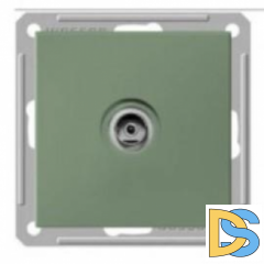 Розетка телевизионная оконечная ТV, Шампань, серия Wessen 59, Schneider Electric