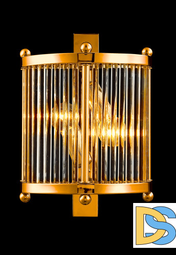 Настенный светильник Crystal Lux Tadeo TADEO AP2 GOLD/TRANSPARENTE