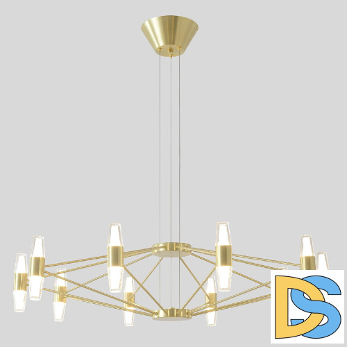 Подвесная люстра Crystal Lux DOROTEA SP10 GOLD